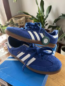 Brand New Adidas Samba OG - Hard to find- Royal Blue Gum, Size 5.5 (US)