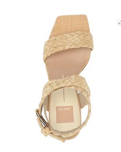 Dolce Vita Braided Natural-Tone Wedge Sandal $22 $80 Offer/Price