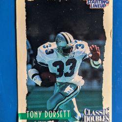 Tony Dorsett Football card