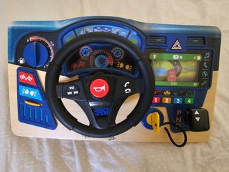 Melissa & Doug Kids Car Toy Steering Wheel Dashboard