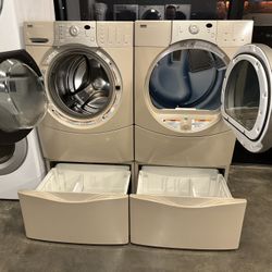 KENMORE ELITE XL CAPACITY WASHER DRYER ELECTRIC SET 