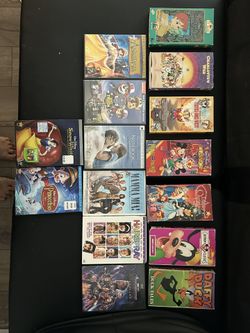 Vintage VHS And  DVDs 
