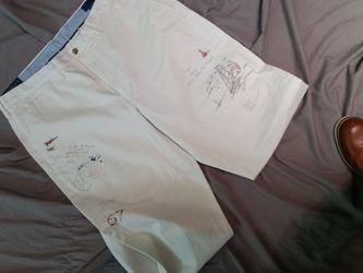 Polo pants white