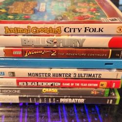 Lot Of Video Games Wii Wii U Xbox One Xbox 360