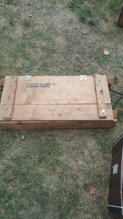 Vintage ammo box