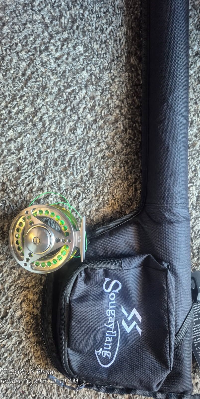 Sougayilang  Bag & Sougayilang  5/6 Fly Fishing Reel 