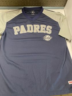 MLB San Diego Padres Baseball Stitched Pullover Jersey Shirt True Fan Sz LG Note