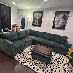 Green Sofa Sectional