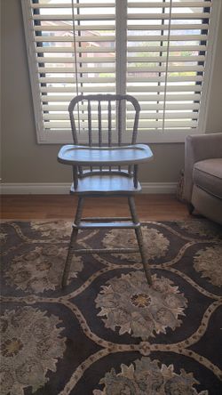 High Chair with trayVintage Chalk Paint