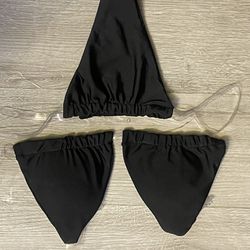Clear Strap Transparent Strap Two Piece Bikinis Available In Multiple Colors
