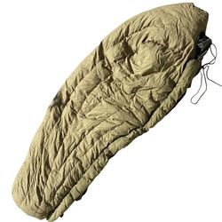 Vintage US Army M-1949 Feather Filled Mountain Arctic Sleeping Bag Military