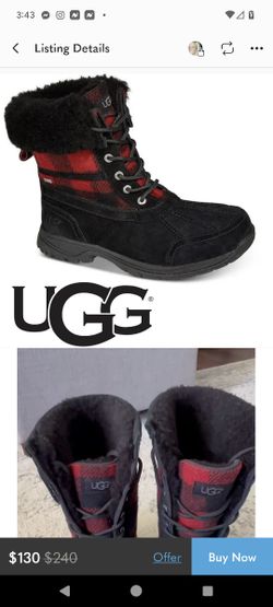 UGG Butte Redwood Boots Size 5