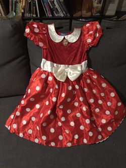 Disney Store Minnie Mouse dress costume