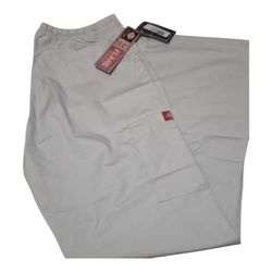 DICKIES EVERYDAY SCRUB ELASTIC/ DRAW STRING PANT- SIZE MEDIUM SLIVER 54206A
