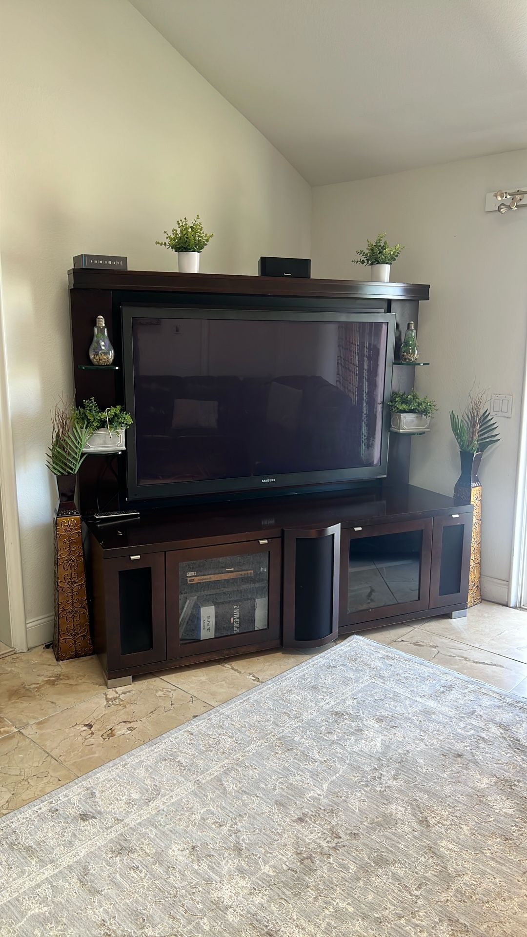 Dark Oak TV Console
