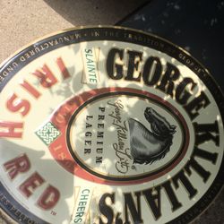 Nice vintage large tin bar sign only $30