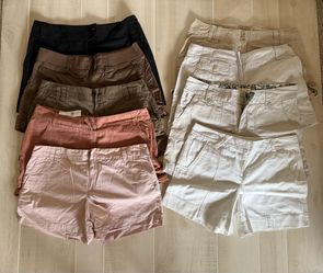 Lot Of 9 Woman’s Shorts / Size 6