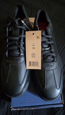 Women’s Black Slip-Resistant Work Shoes Size 10 Liberty Shoes For Crews Comfort