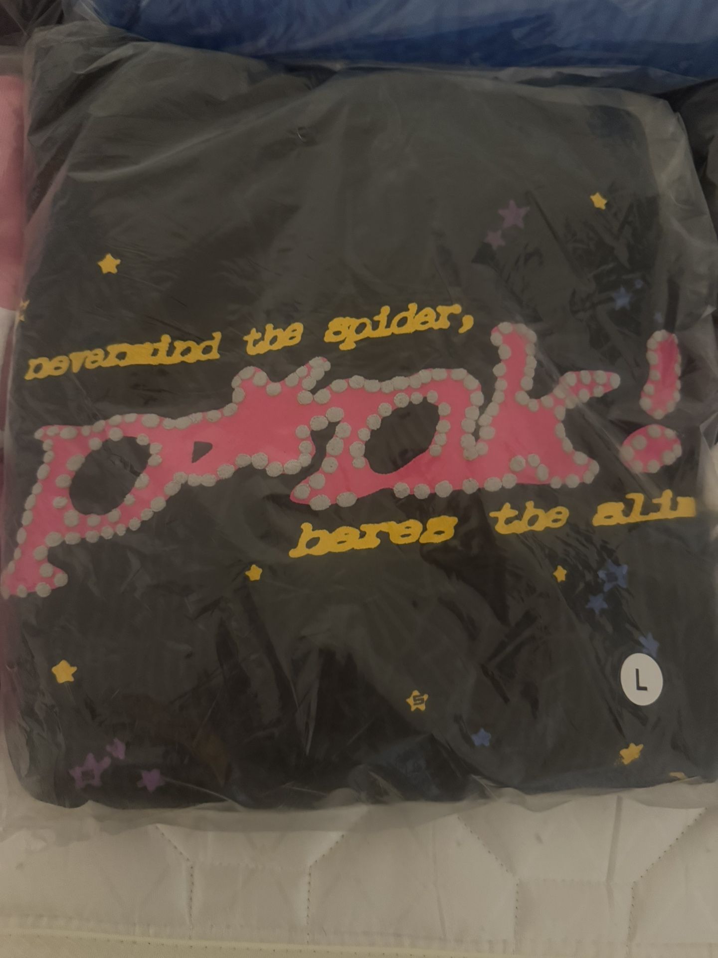 Black pink spider hoodie