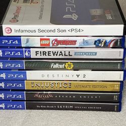 PS4 Game lot