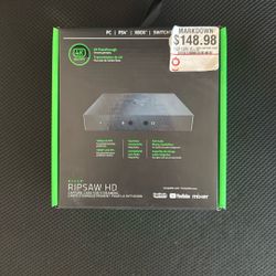 Razer Ripsaw HD Streaming Capture Card Brand New!!!