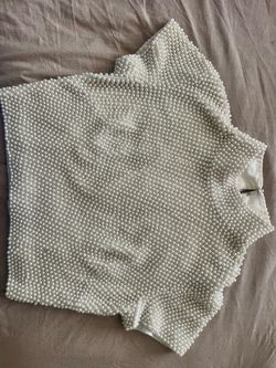 Beautiful vintage pearl top