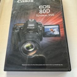 Preowned Canon EOS 80D Tutorial DVD 