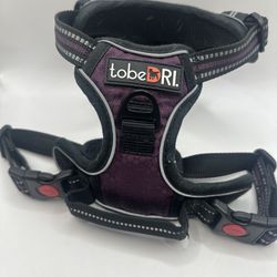 tobeDRI No Pull Dog Harness Adjustable Reflective Oxford Easy Control Small Dog Harness Size S 