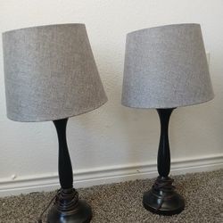 Set of 2 Lamps from Ross Gently Used Selling as is $25 for both Pick up Mckinney