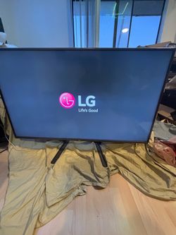 50” LG Flat Screen TV with Stand