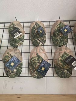 Mens camo caps, cedar creek brand, just $5 each, new never used