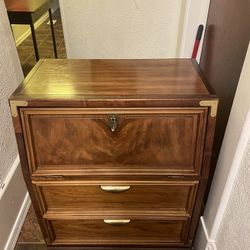 Secretary Dresser/ Cabinet Solid Wood
