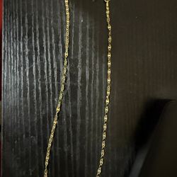 Gold Necklace And Rings 