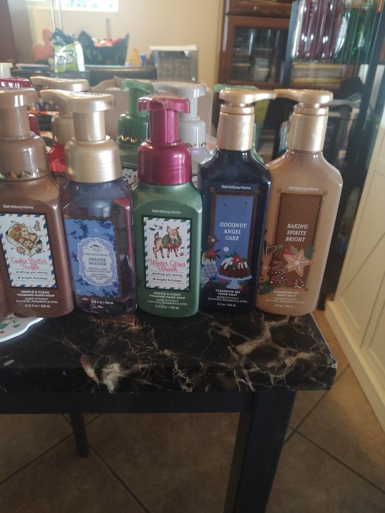 Bath And Body Works Christmas Soaps New