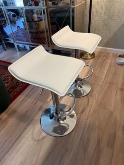 Adjustable Modern Barstools - Set of 2