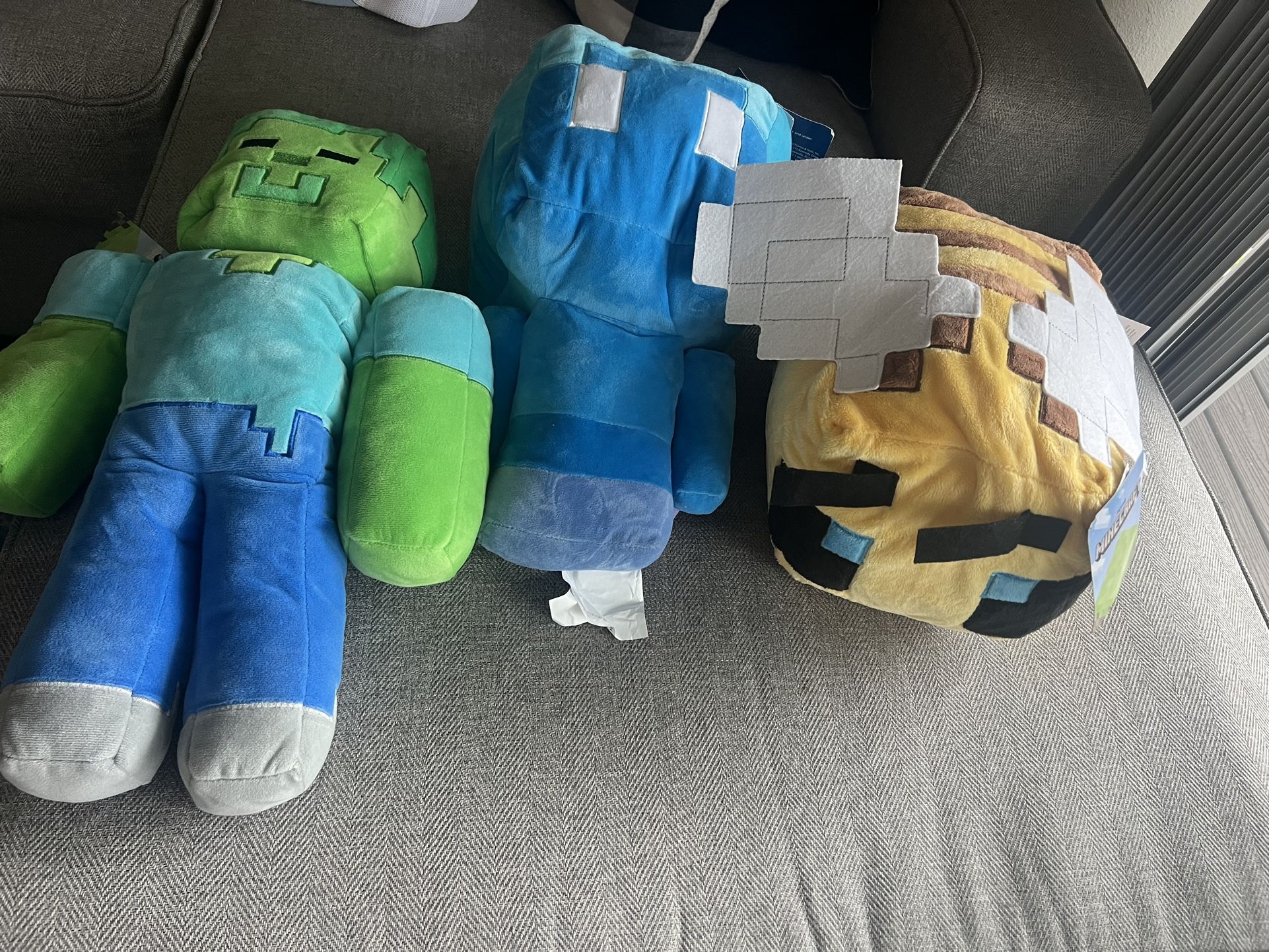 Minecraft Plushies