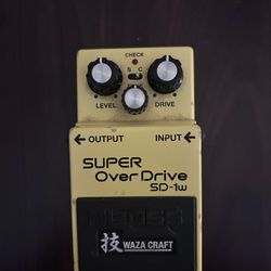 Clean Used Boss SD-1W & Dunlop Crybaby Wah