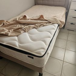 Cama twin con colchon nueva