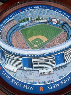 Danbury end table New York Mets shea stadium - just top piece / no legs