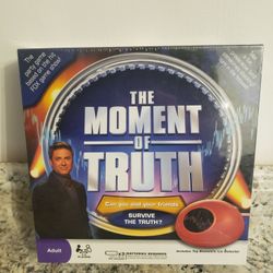 The Moment Of Truth Game 2008 Selchow &amp; Righter Lie Detector New Sealed in Box

