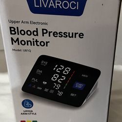 Blood Pressure Monitor, 9-17'' & 13-21'' Extra Large Blood Pressure Cuff Upper Arm, LED Color Backlit Screen Automatic Digital Blood Pressure Machine 