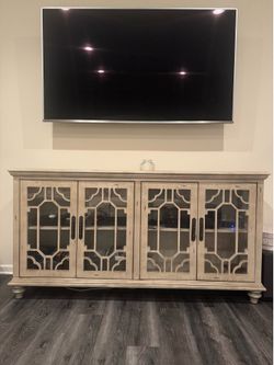 Off white  tv cabinet or multi use