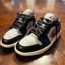 JORDAN 1 low  “WOLF GREY GYM RED”