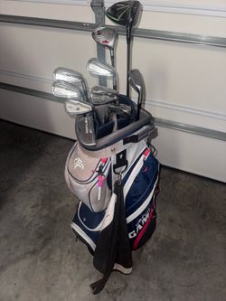 Bridgestone JGR Hybrid Forged Iron Set with Callaway Epic Driver & TaylorMade burner 5W & Bag