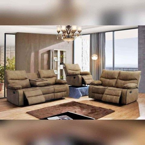 2pc Recliner Sofa Set Sofa and loveseat