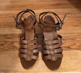 Nine West Brown Wedge Heels