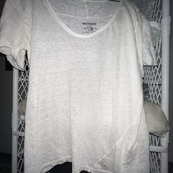 True Religion Mesh White T Shirt 