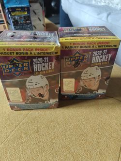🏒 2020-21 Upper Deck Extended Series Hockey – 2 Sealed Blaster Boxes