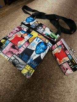 two designer handbags