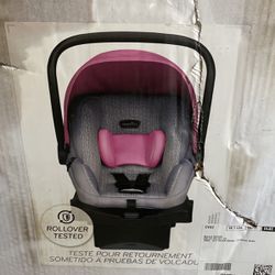 Never Used Pink Evenflo LiteMax 35 Car Seat